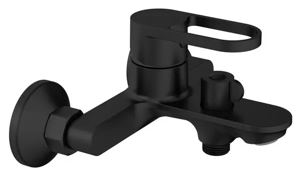 Смеситель для ванны с душем VODA Harbor Black HR54B черный