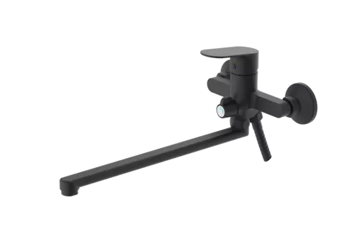 Смеситель для ванны с душем Voda Shore Black SHR31B черный