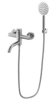 Смеситель для ванны с душем Voda Vessel VSL54 нержавеющая сталь