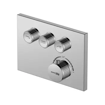 Смеситель для ванны с душем WasserKRAFT Dinkel 5858 Thermo хром