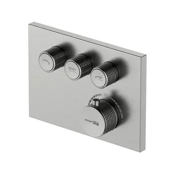 Смеситель для ванны с душем WasserKRAFT Wern 4258 Thermo никель