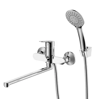 Смеситель для ванны с душем WesnaArt TIS21-320 хром