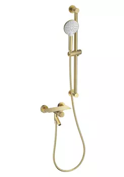 Смеситель для ванны с душем Wonzon & Woghand WW-FE05L222-BG золото