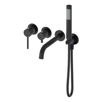 Смеситель для ванны с душем Wonzon & Woghand WW-889017-MB черный матовый