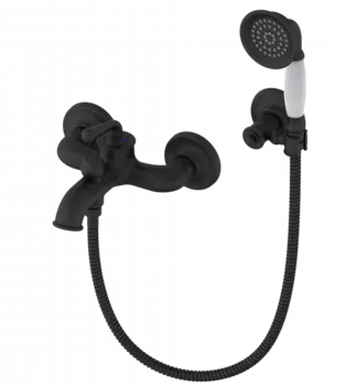 Смеситель для ванны с душем Wonzon & Woghand WW-88639008-MB черный
