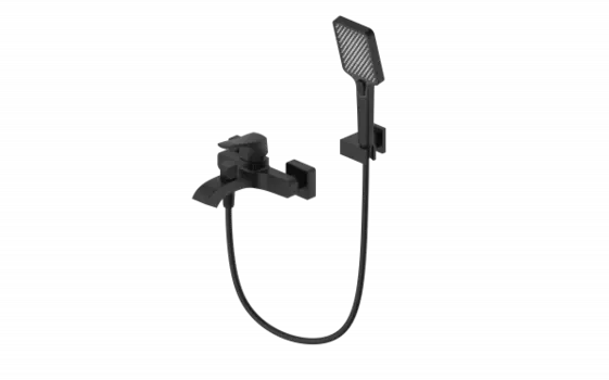 Смеситель для ванны с душем Wonzon & Woghand WW-88037072-MB черный