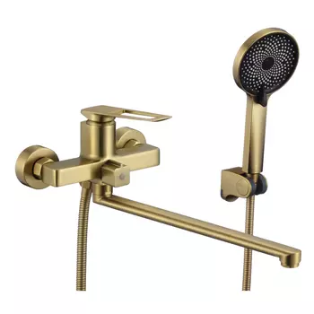 Смеситель для ванны Savol S-009024C, золото матовое