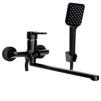 Смеситель для ванны Славен СЛ-ОД-Т3Ч черный, одноручный