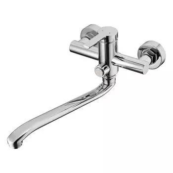 Смеситель для ванны Swedbe Diana 1055, с длинным изливом, хром