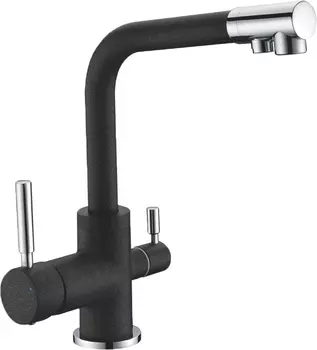 Смеситель Domaci Солерно EC-3003 морион для кухни