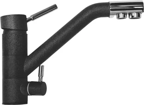 Смеситель Domaci Солерно EC-3008 антрацит для кухни