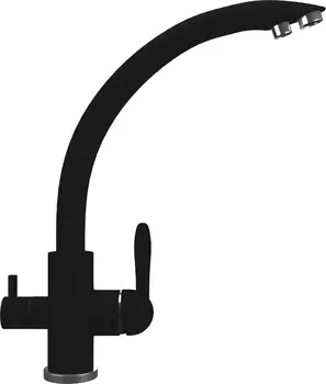 Смеситель Domaci Солерно UQ-017-07 для кухни, уголь