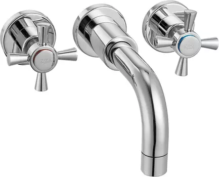 Смеситель E.C.A. Quattro 102106029 С ВНУТРЕННЕЙ ЧАСТЬЮ, для раковины