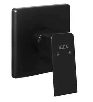 Смеситель E.C.A. Tiera 102167105C1EX-K для душа черный матовый