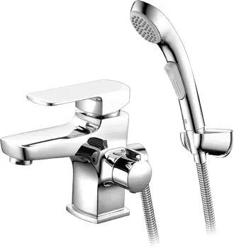 Смеситель Elghansa Scarlett Chrome 1612225-BR01 для раковины, с гигиеническим душем