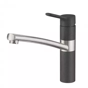 Смеситель Emar Quartz ЕС - 3011 для кухни антрацит/хром