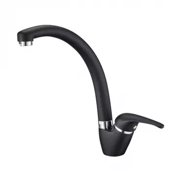 Смеситель Emar Quartz ЕС - 3013 для кухни оникс