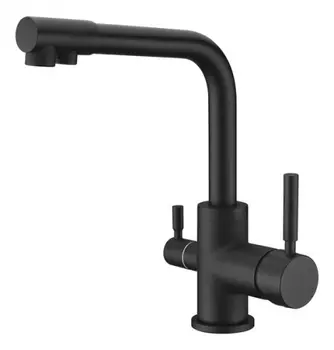 Смеситель Emar Steel ЕС - 3003N black для кухни черный