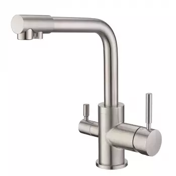 Смеситель Emar Steel ЕС - 3003NS Сатин для кухни