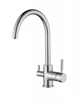 Смеситель Emar Steel ЕС - 3007 для кухни