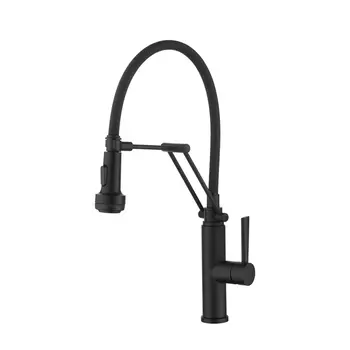 Смеситель Emar Steel ЕСВ 7012 Black для кухни черный