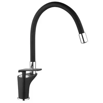 Смеситель Fashun A4081-7 для кухни хром/черный