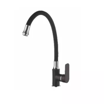 Смеситель Fashun A4082-7 для кухни хром/черный