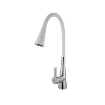 Смеситель Fashun A4153+B13 для кухни хром/белый