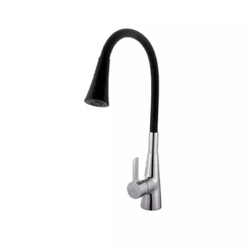 Смеситель Fashun A4153+B14 для кухни хром/черный