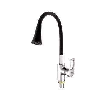 Смеситель Fashun A4253+B14 для кухни хром/черный