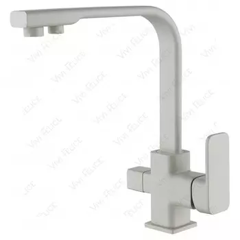 Смеситель Felice 1617-8 LATTE для кухни молочный