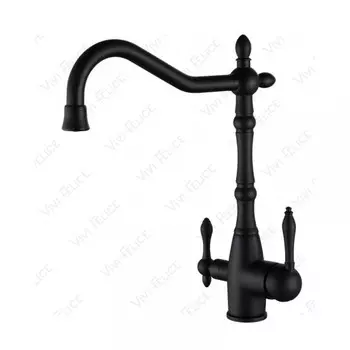 Смеситель Felice 1819-10 NERO OPACO для кухни черный матовый