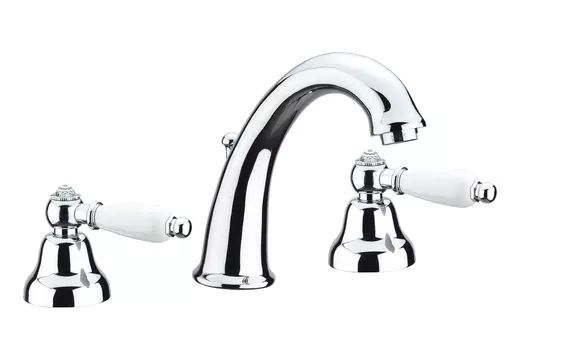 Смеситель Fiore Coloniale Sky Swarovski 03CR0628 для раковины с донным клапаном