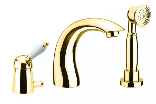 Смеситель Fiore Imperial 83OO5105 на борт ванны золото