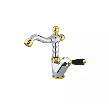 Смеситель Fiore Imperial Black 89CO5314 для биде хром/золото