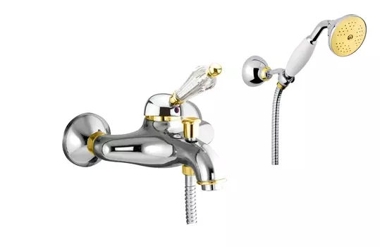 Смеситель Fiore Imperial Sky 82CO5104 для ванны с душем хром/золото