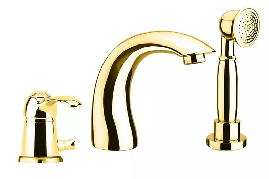 Смеситель Fiore Jafar 47OO5105 на борт ванны золото