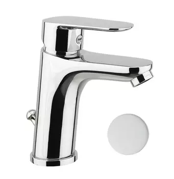 Смеситель Fiore Kevon 81BB8123 для раковины с донным клапаном белый