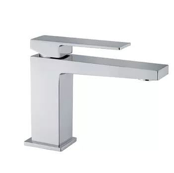 Смеситель Fiore Kube 100CR8515 для раковины с донным клапаном