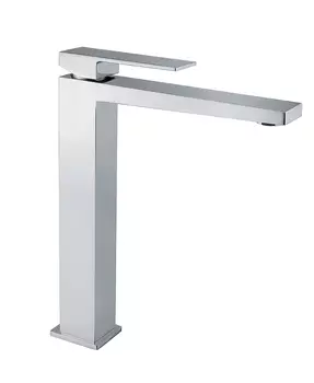 Смеситель Fiore Kube 100CR8518 для раковины с донным клапаном