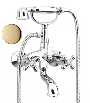 Смеситель Fiore Margot 26OO0610 для ванны с душем золото