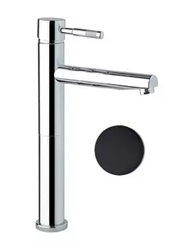 Смеситель Fiore Xenon 44NN5291 для раковины с донным клапаном черный