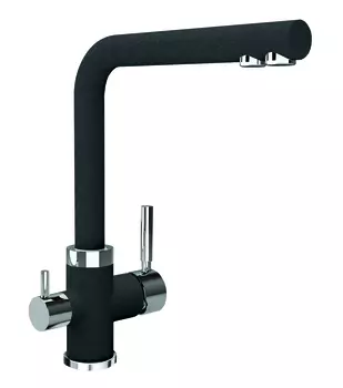 Смеситель для кухонной мойки Florentina Арес FL 333.19H.2123.102 черный
