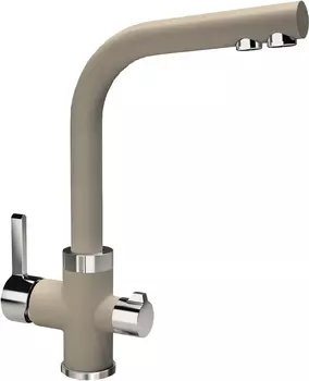 Смеситель Flortek Арес FK 334.19H.2123.104 для кухонной мойки, бежевый