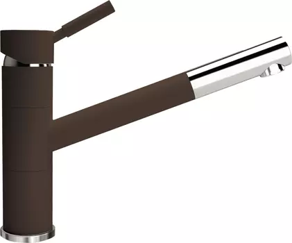 Смеситель Flortek Фита FK 314.18L.1223.303 для кухонной мойки, мокко