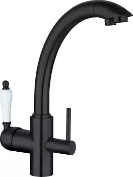 Смеситель Flortek Шале FK 334.27H.2113.720 для кухонной мойки, графит
