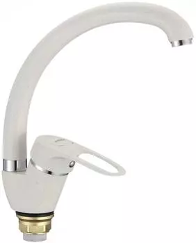 Смеситель Fmark FM4104W для кухонной мойки белый