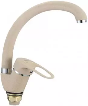 Смеситель Fmark FM4104Y для кухонной мойки бежевый