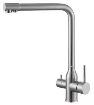 Смеситель Fmark FS0262 для кухонной мойки сатин