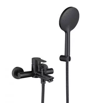 Смеситель Fmark FS8204H для ванны с душем черный